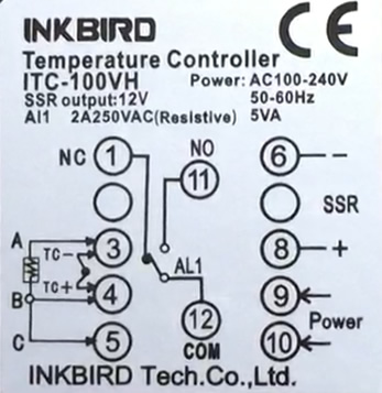 Pid Inkbird Itc 100vh Wiring Usage Overview