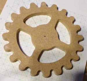 wooden sprocket