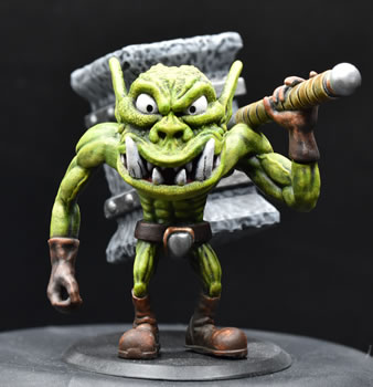 Vogland Orc Berserker miniature - by VogMan